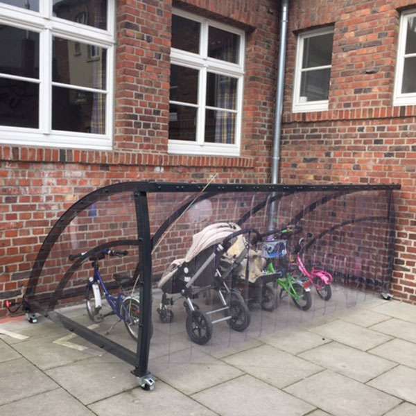 cycloove abri velo transparent poussettes