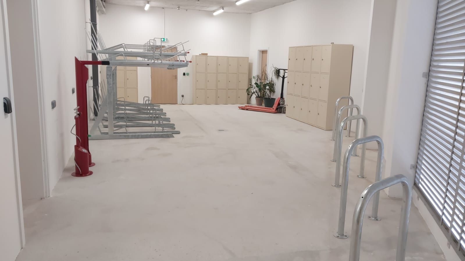 cycloove chantier local velo casiers rack double etage