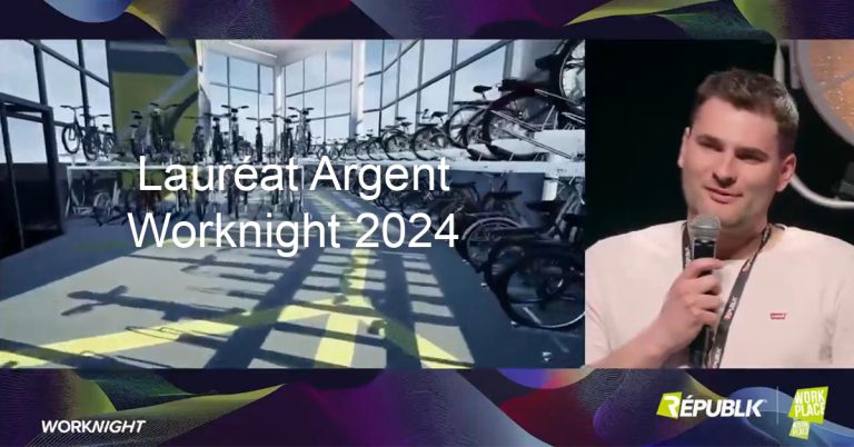 Cycloove obtient le trophée Argent au Worknight 2024 (catégorie Services et QVT*)